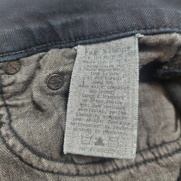 Rag & Bone Tattered Black Distressed Stretchy Jeans. Size 25 - Picture 11 of 12